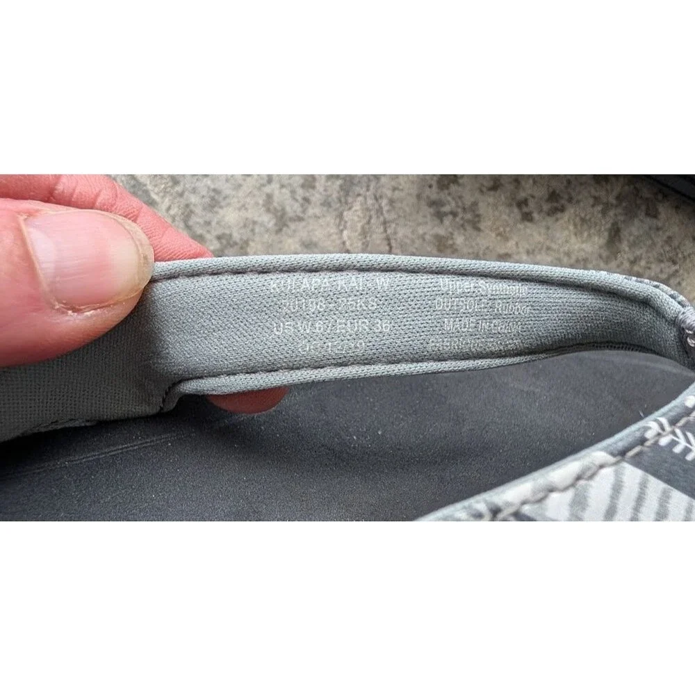 Olukai Sandals Womens 6 Kulapa Kai Thong Flip Flops Flats Slip On Comfort Gray